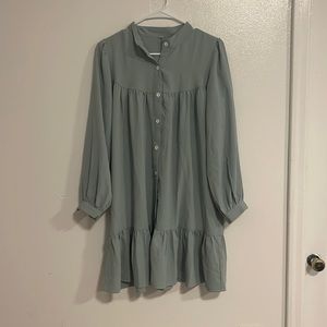 Pastel Green Sage Dress